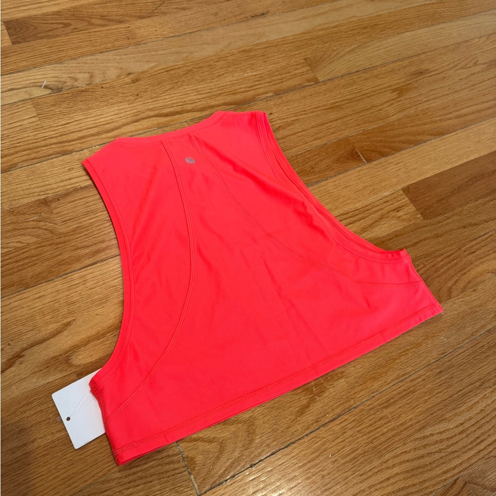 NWT Lululemon Muscle Love Crop Tank, color: Flare, size 4 - Picture 4 of 5